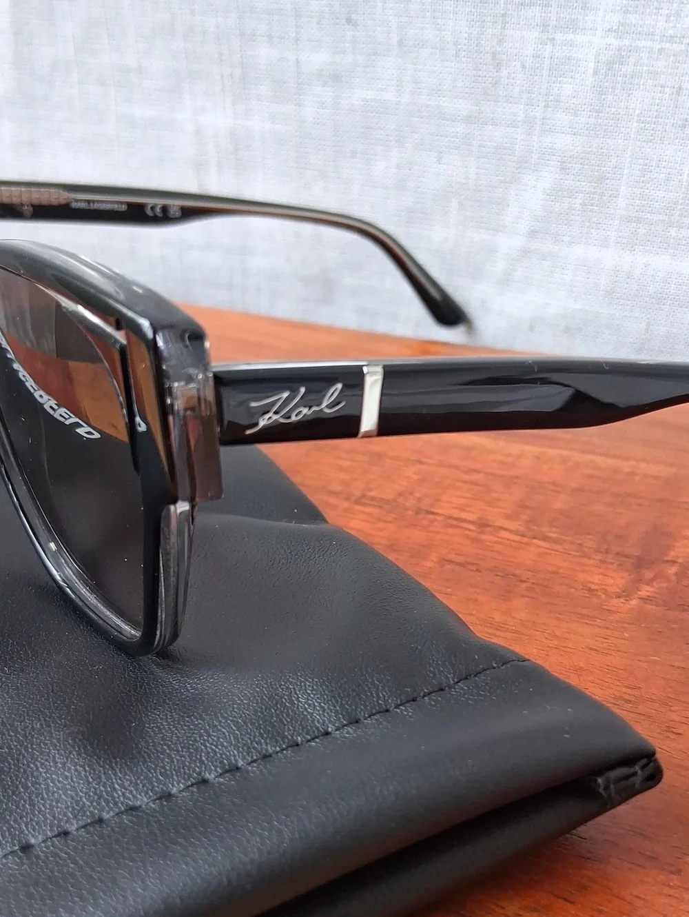 Karl Lagerfeld KL6069S Black Crystal Cat Eye Sunglasses